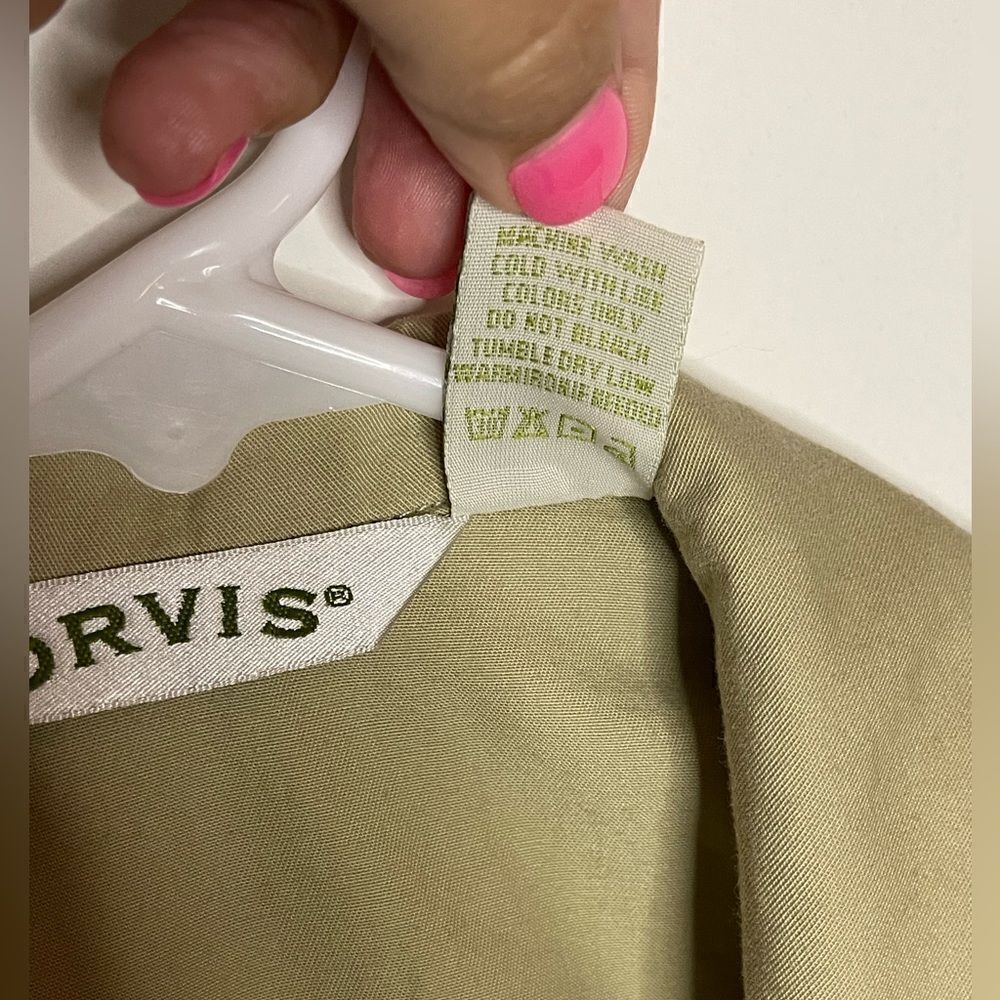 S14 Orvis Ladies Size S Khaki Jacket - Picture 4 of 4